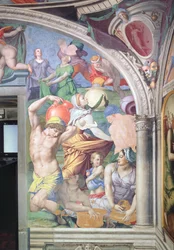 The Fall of Manna, from the Capella di Eleonora, 1555